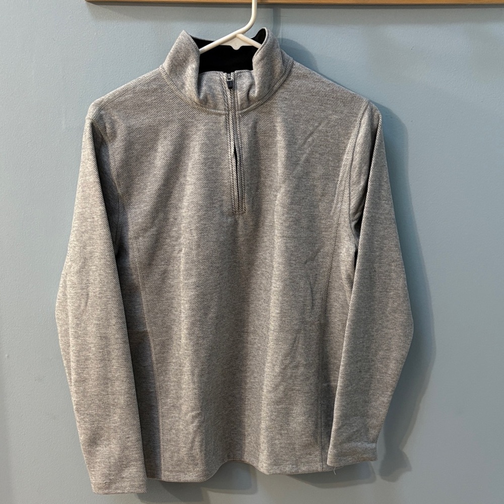 Crewcuts Boy’ Heather Gray Quarter-Zip